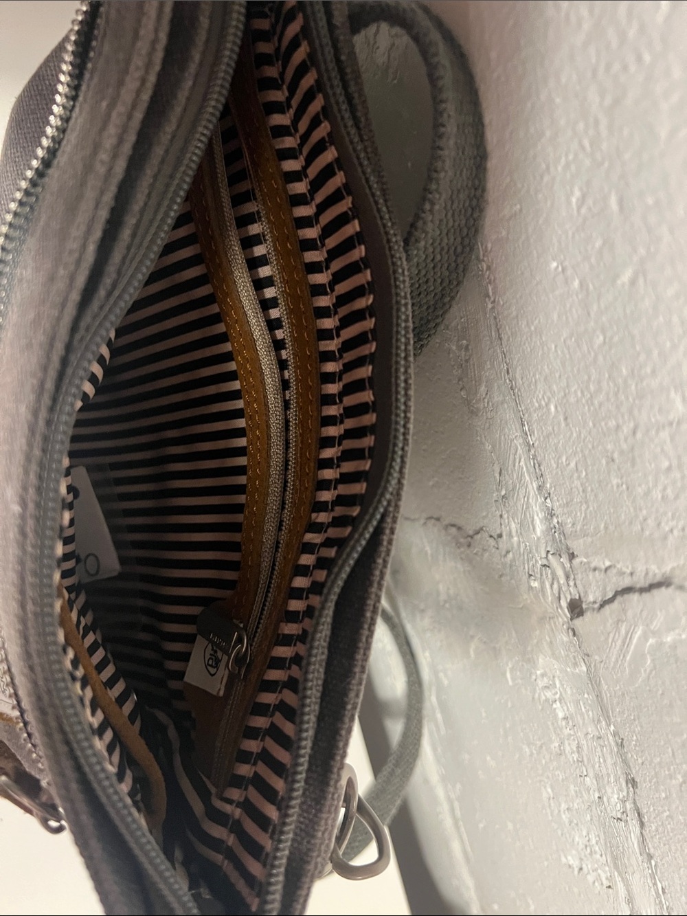 Travelon crossbody gray - Picture 4 of 5